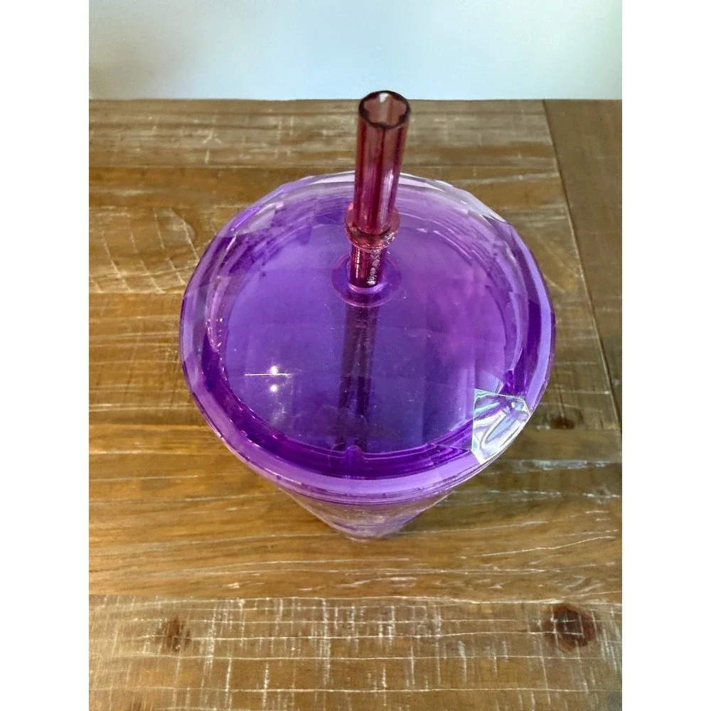 Starbucks Venti 24oz Purple Kaleidoscope Pleated Dome Tumbler‎ Cold Cup